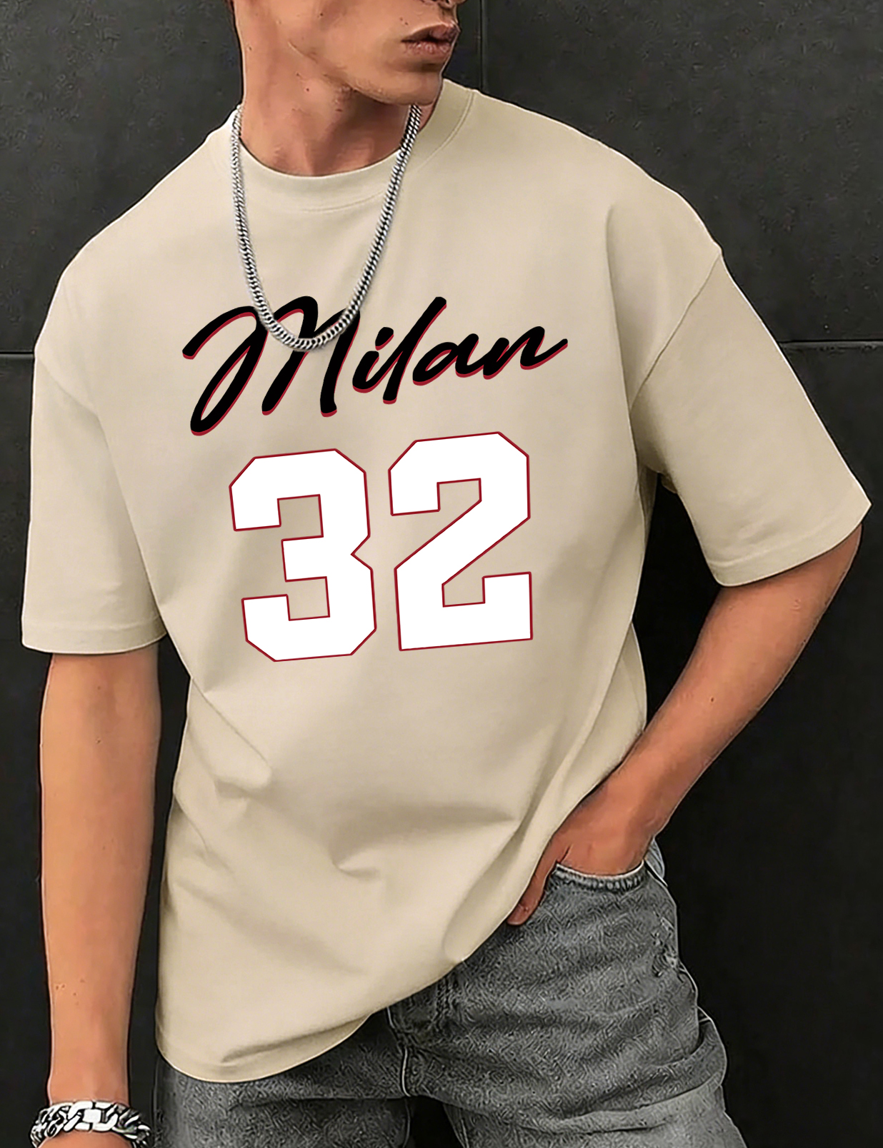 Street Fashion In Milan - Milan Number 32 Creative Print Men