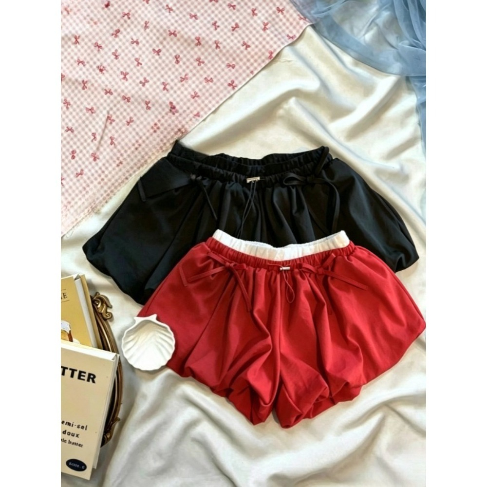 Japanese Street Fashion Female - Kawaii Japanese High Waist Solid Bud