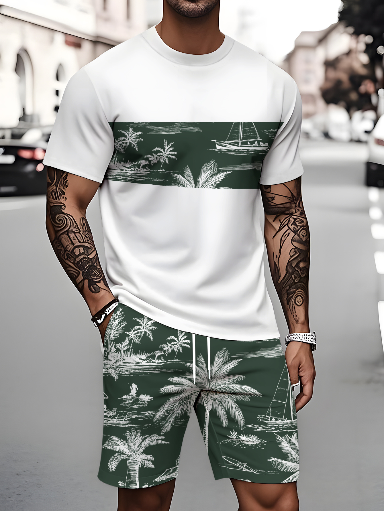 Street Fashion For Man - 2026 Summer Fashion T-Shirt and Shorts