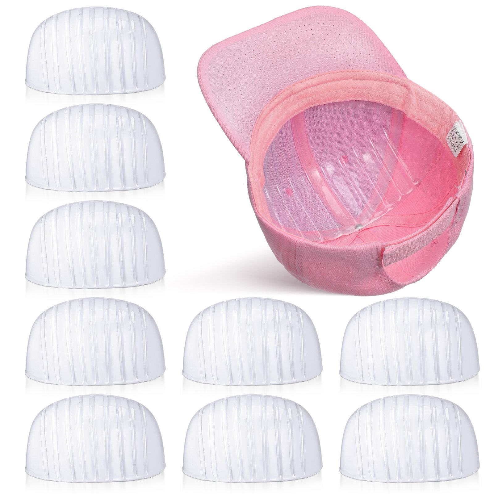 Baseball Cap Fitted - 25Pcs Plastic Baseball Hat Brim Insert