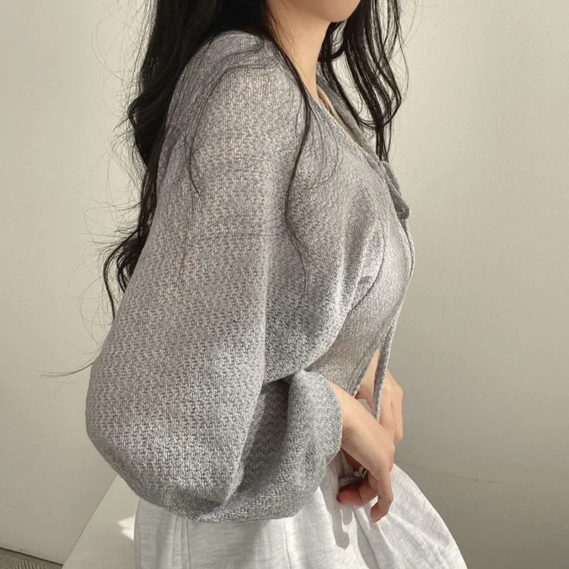 Summer Women Knitted Cardigan  – Korean Street Fashion Female Bewertung und Preis