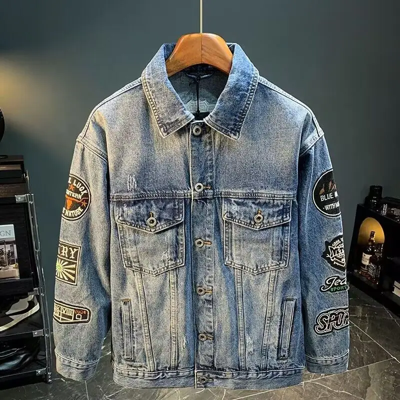 Men High Street Embroidery Pat – Street Fashion Hong Kong Bewertung und Preis