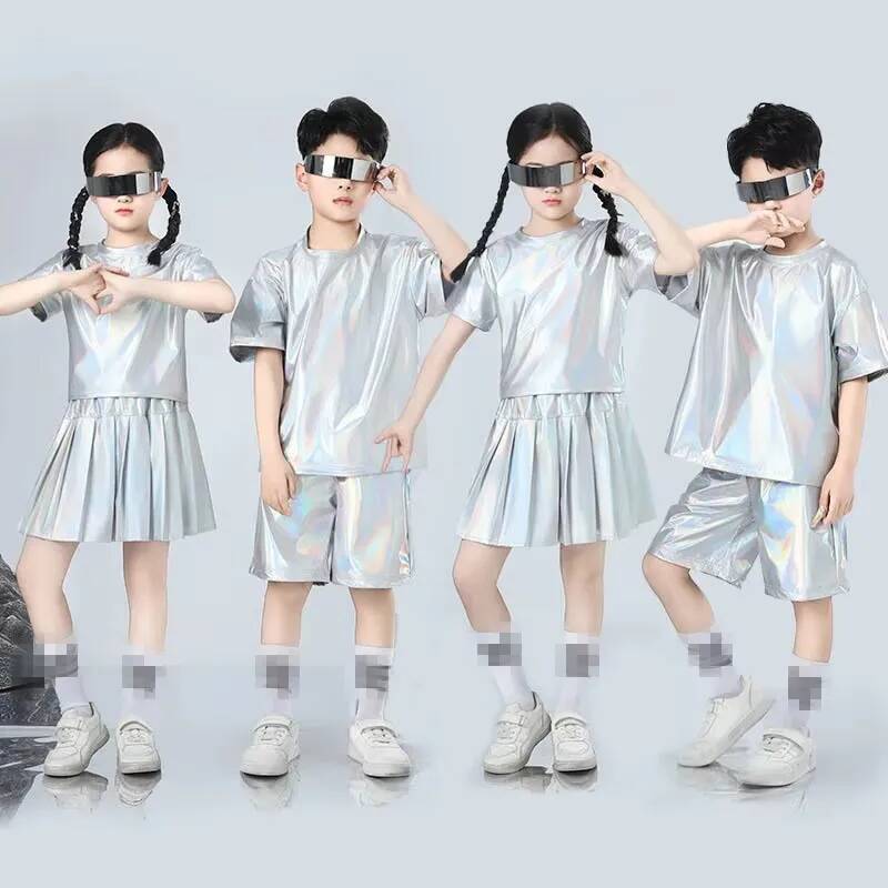 Boys and Girls Hip-hop Set Sil – Street Fashion Runway Bewertung und Preis