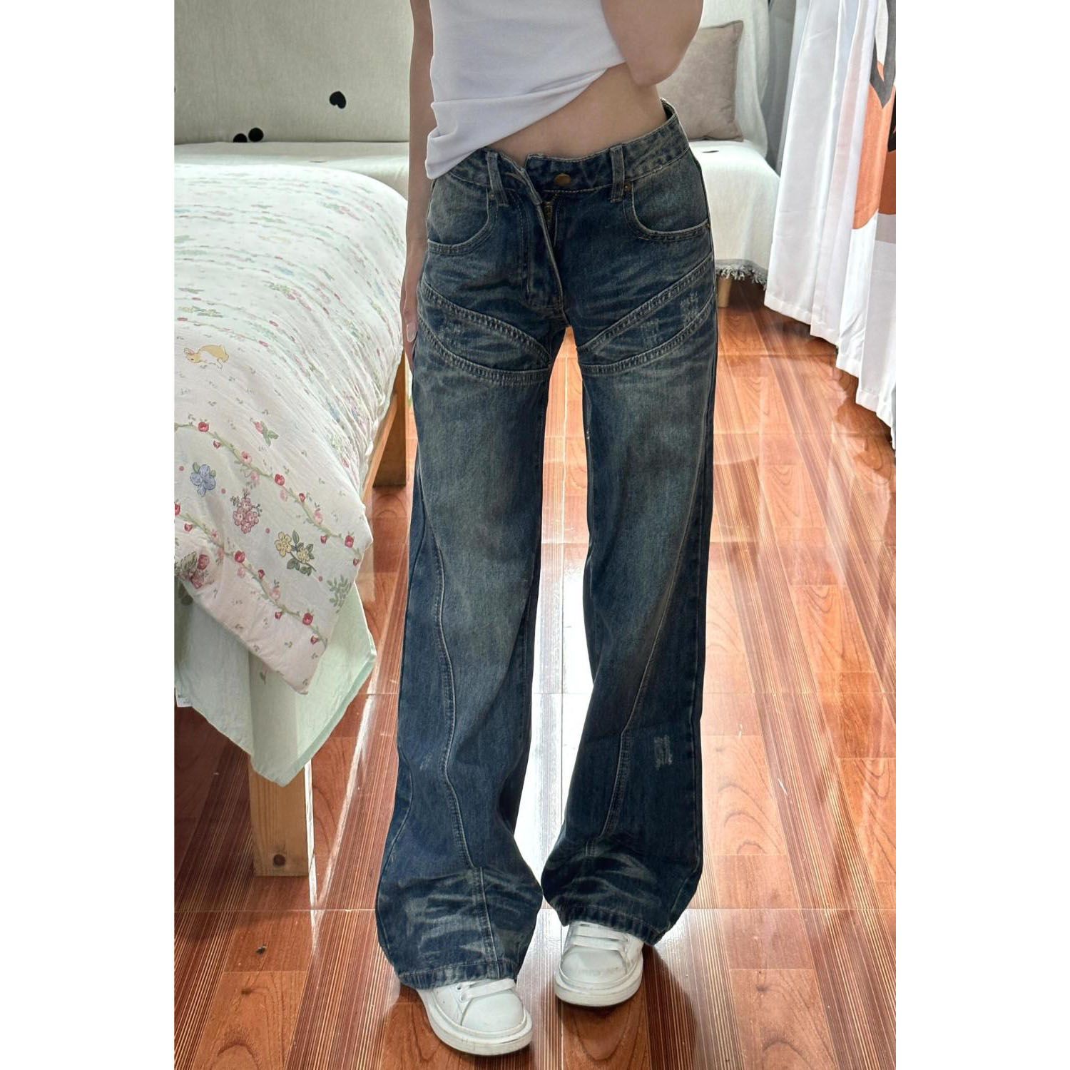 Girls Jeans Japanese Vintage C – Japanese Street Fashion Female Bewertung und Preis