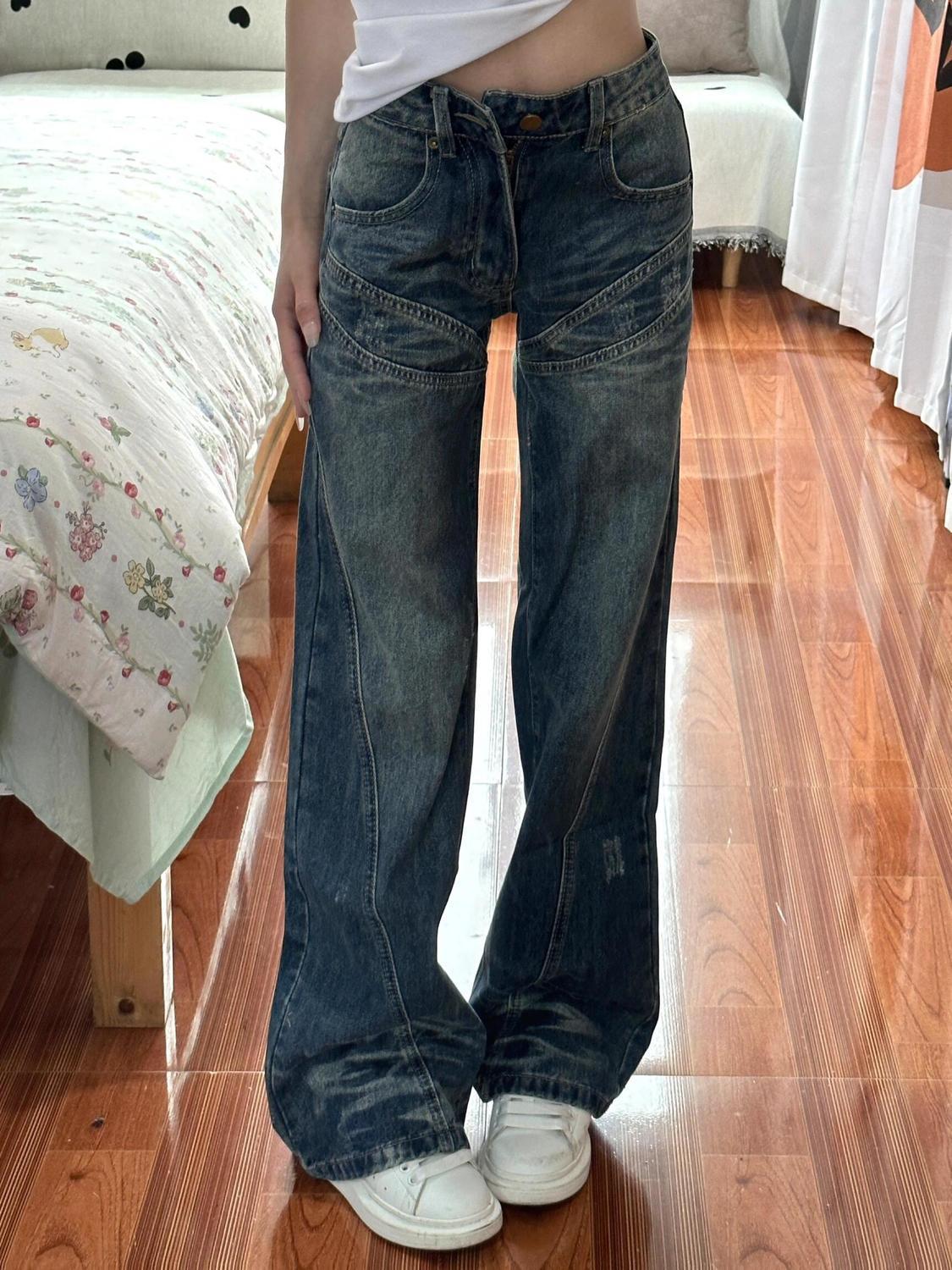 Girls Jeans Japanese Vintage C – Japanese Street Fashion Female Bewertung und Preis