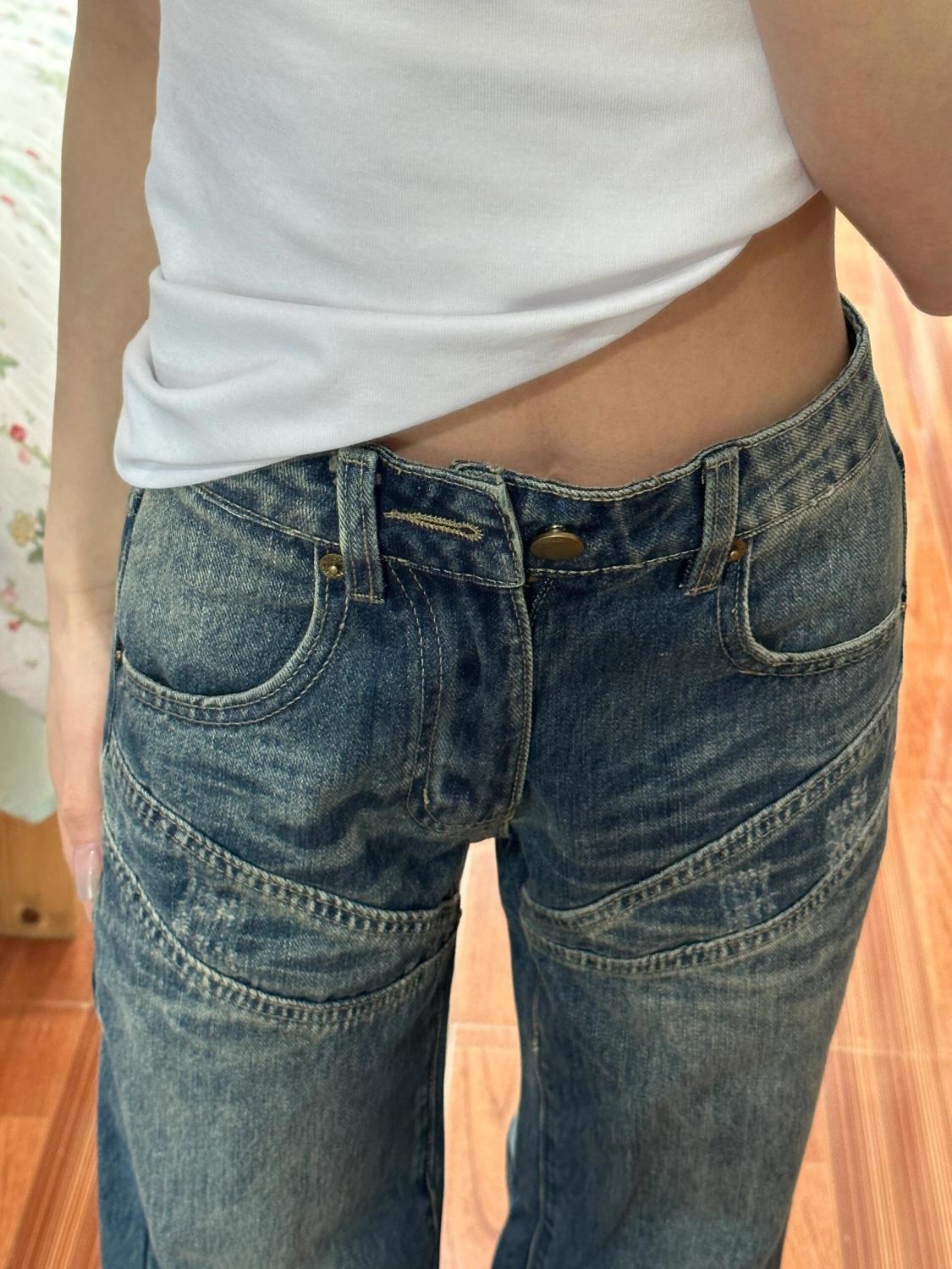 Girls Jeans Japanese Vintage C – Japanese Street Fashion Female Bewertung und Preis