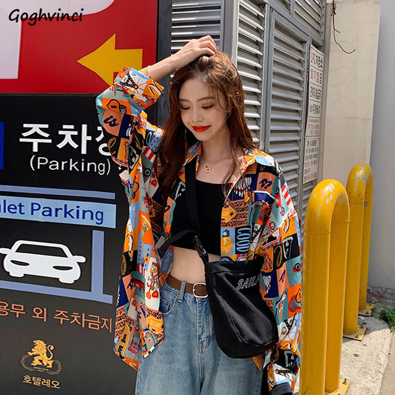 Shirts Women Spring Printed Th – Korean Street Fashion Female Bewertung und Preis
