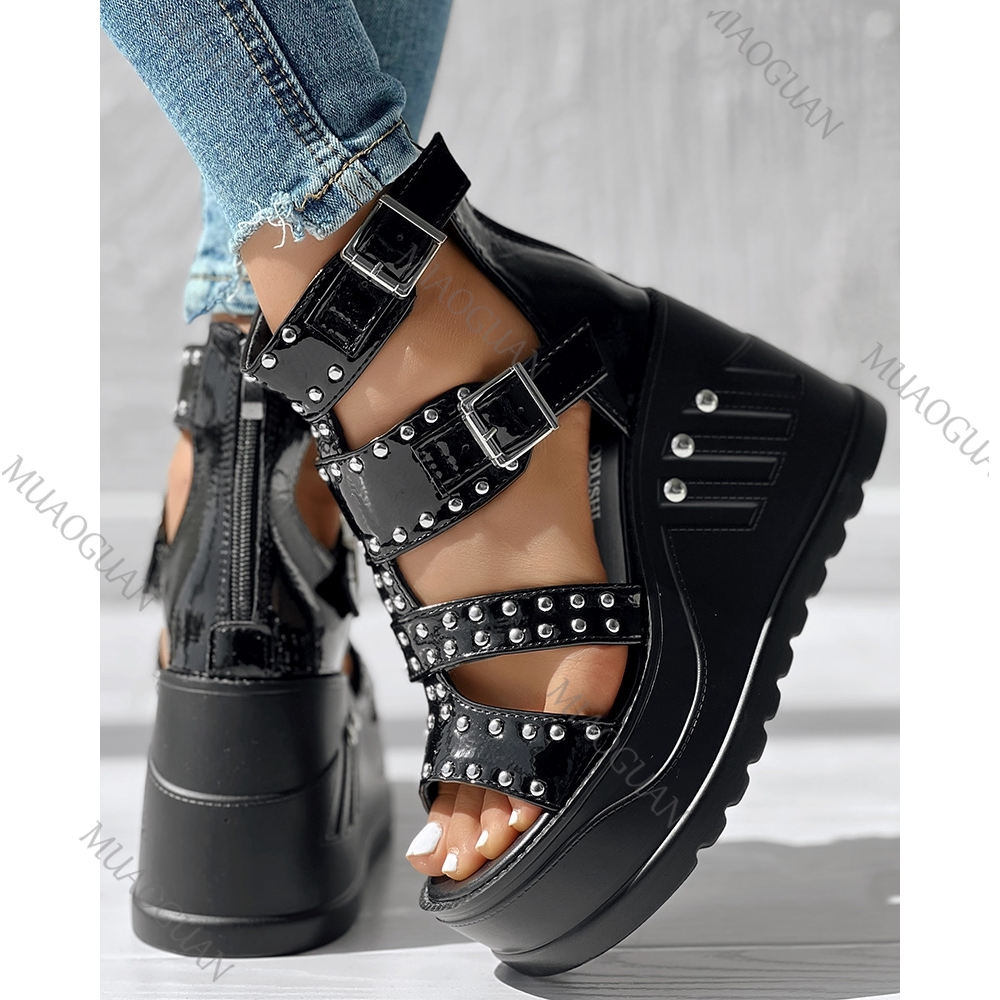 Fashion Women Peep Toe Black S – Street Fashion Lady Bewertung und Preis