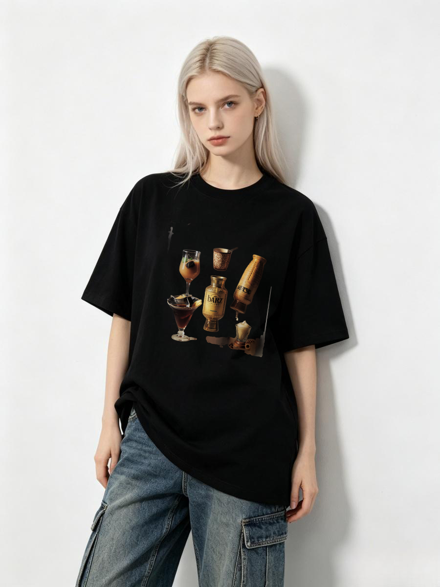T Shirts Japanese Kanji Charac – Japanese Street Fashion Female Bewertung und Preis