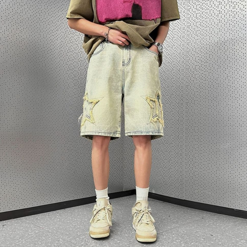 Retro Casual Loose Fit Men Den – Street Fashion Hong Kong Bewertung und Preis