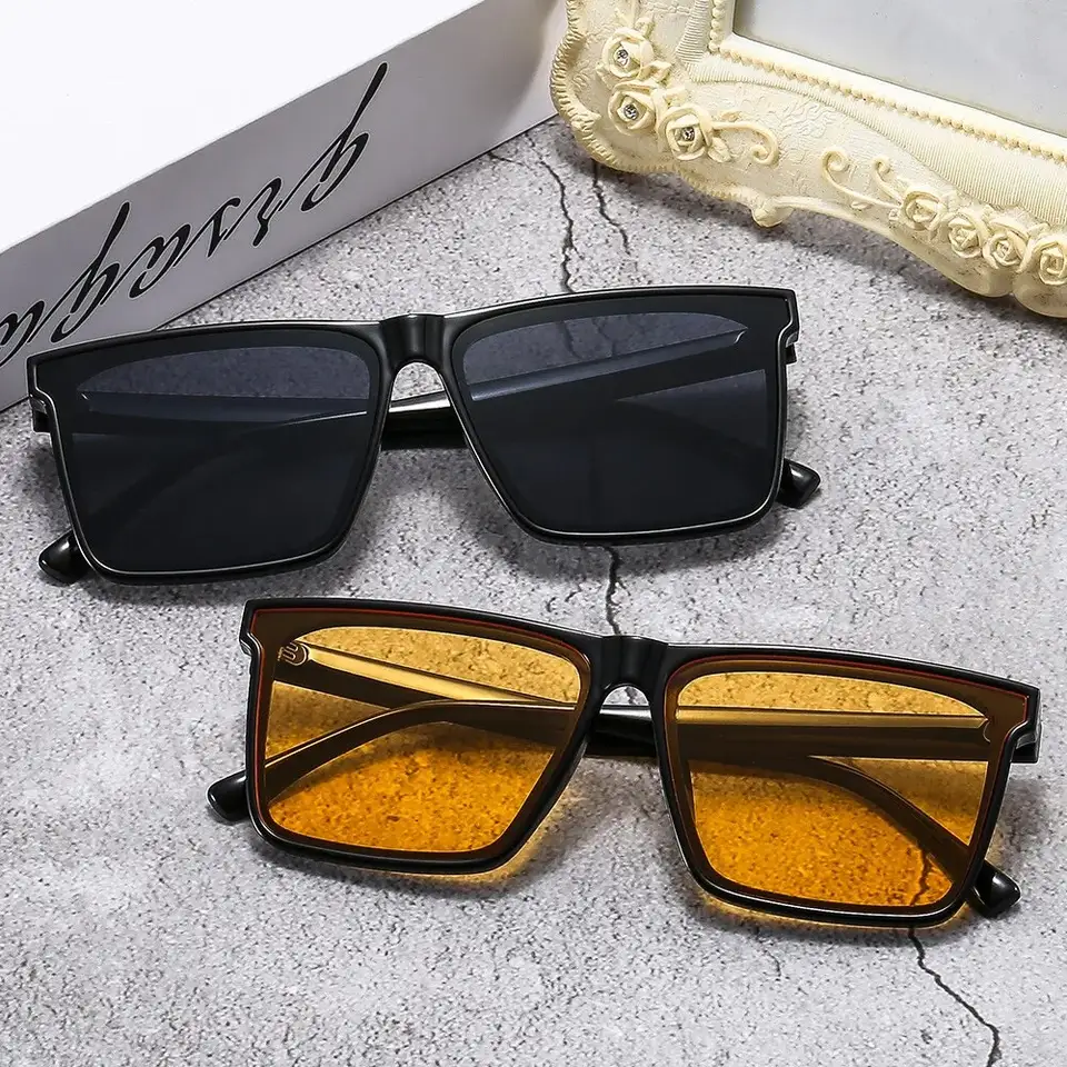New Square Same Sunglasses Mal – Street Fashion Korean Bewertung und Preis