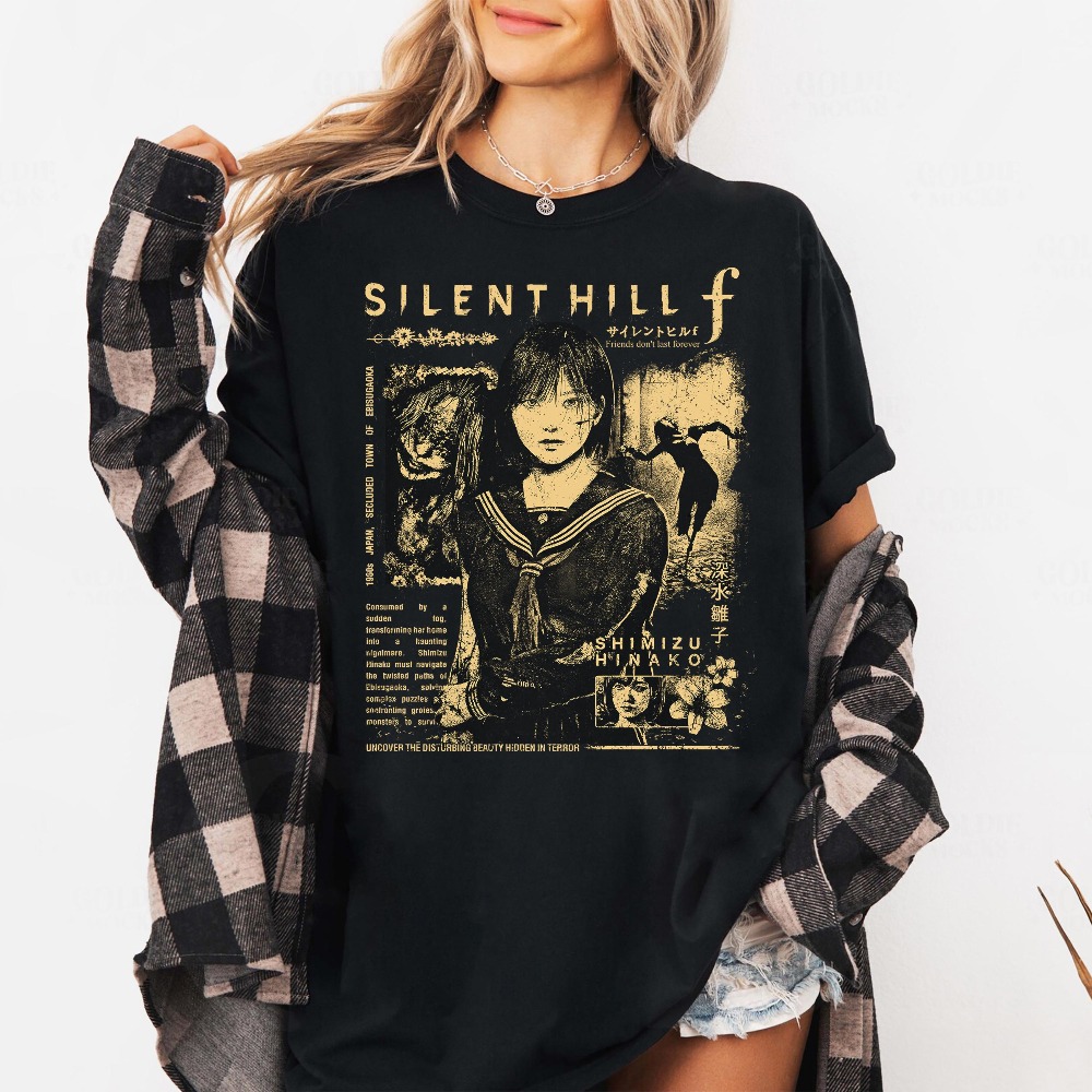 Silent Hill F-shirt, Horror Ga – Street Fashion Game Bewertung und Preis