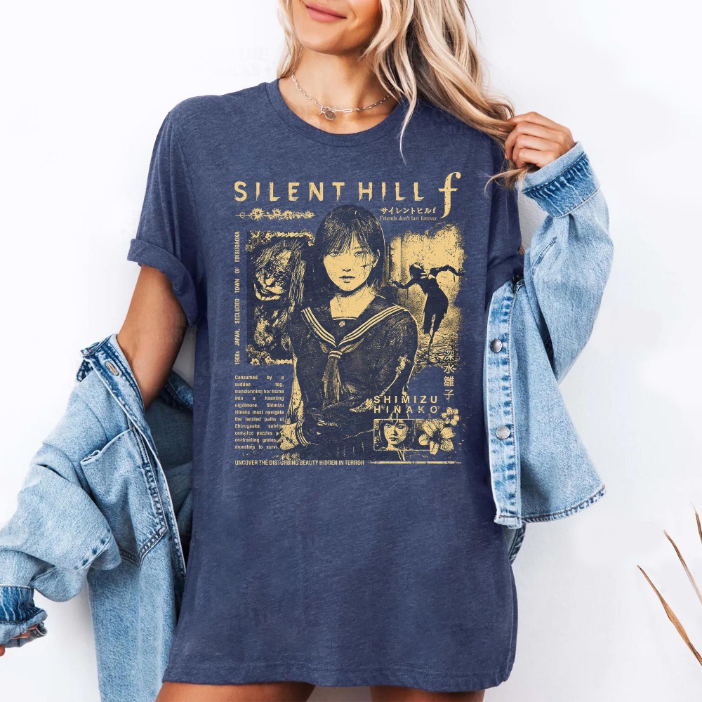 Silent Hill F-shirt, Horror Ga – Street Fashion Game Bewertung und Preis