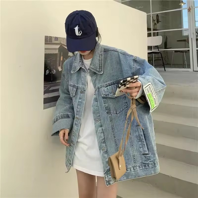 2025 New Fashion Denim Jacket  – Korean Street Fashion Female Bewertung und Preis