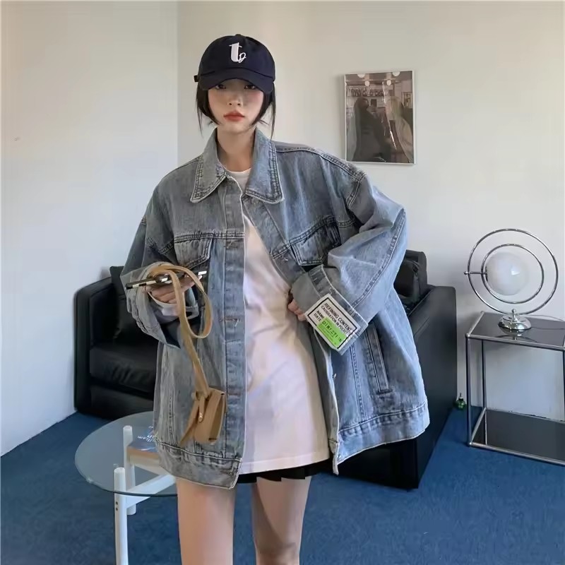 2025 New Fashion Denim Jacket  – Korean Street Fashion Female Bewertung und Preis