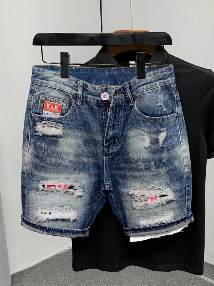 2026 Summer Ripped Straight Me – Street Fashion Korean Bewertung und Preis