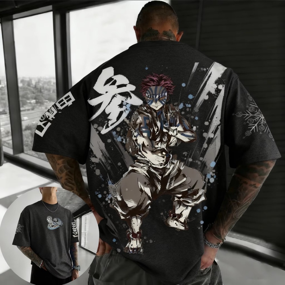 Summer Plus Size Demon Slayer  – Street Fashion In Japan Bewertung und Preis