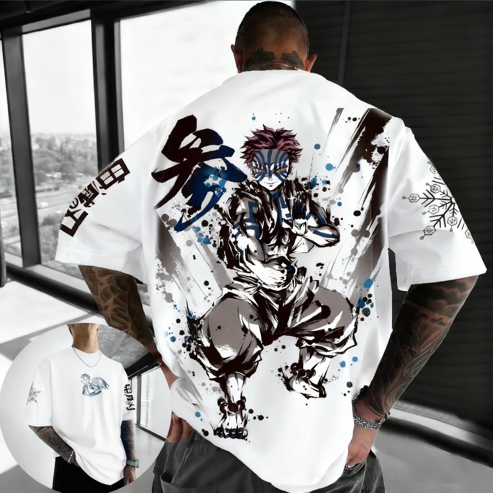 Summer Plus Size Demon Slayer  – Street Fashion In Japan Bewertung und Preis