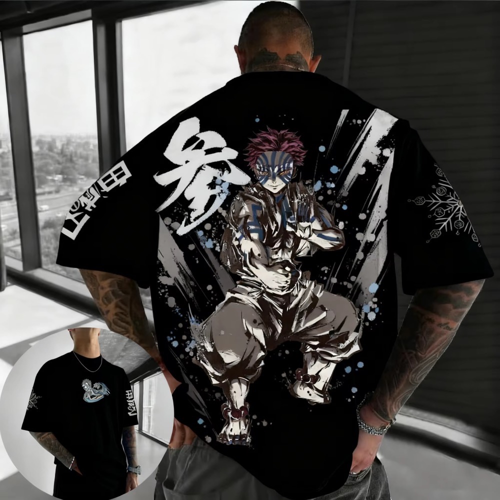 Summer Plus Size Demon Slayer  – Street Fashion In Japan Bewertung und Preis