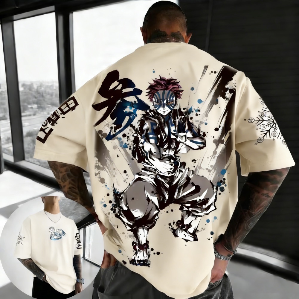 Summer Plus Size Demon Slayer  – Street Fashion In Japan Bewertung und Preis