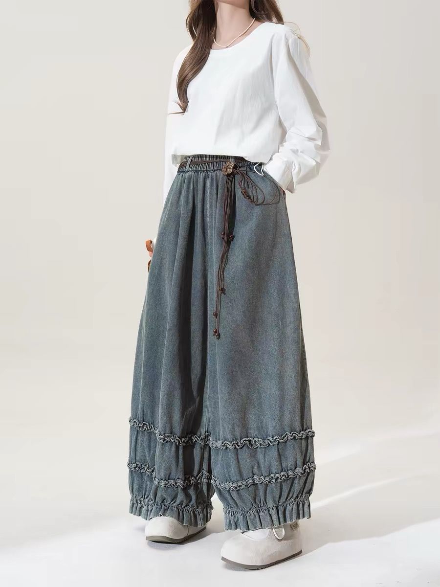 Japanese Retro Solid Color Loo – Japanese Street Fashion Female Bewertung und Preis