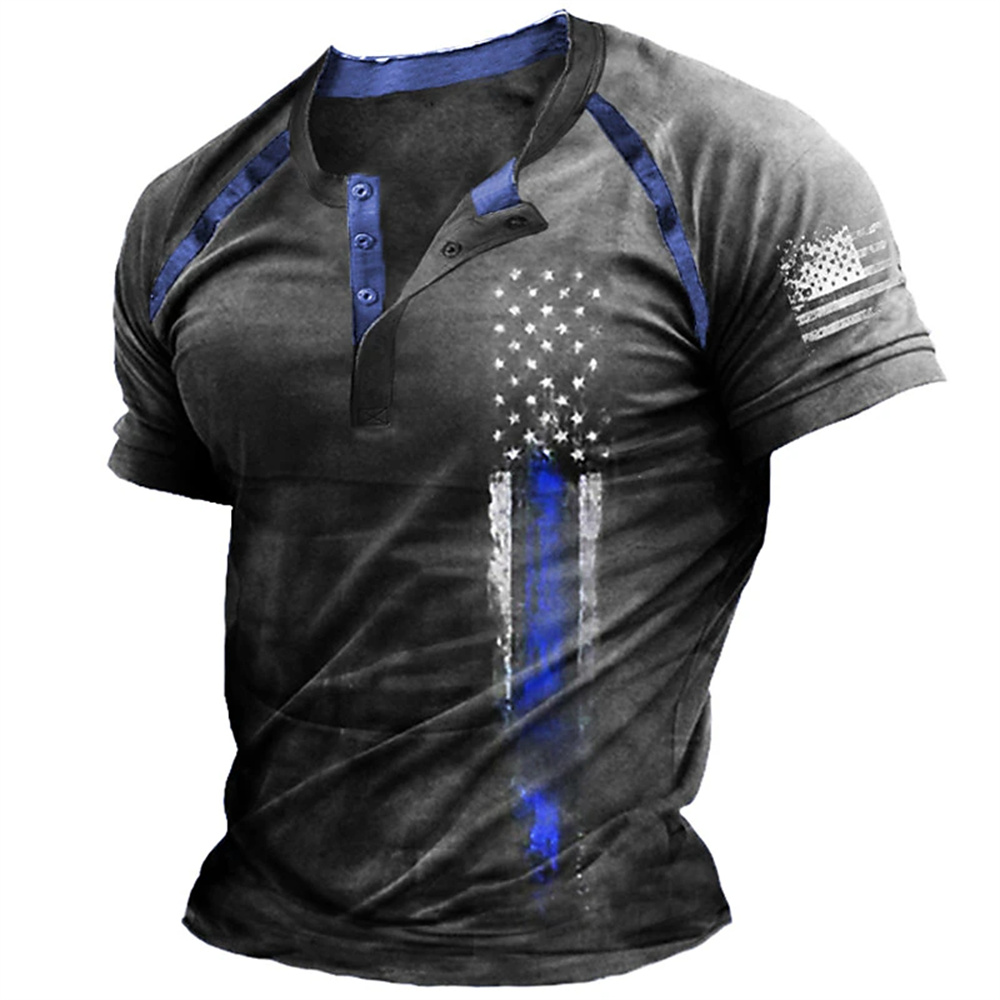 Funny 3D American Flag Print M – Street Fashion For Man Bewertung und Preis