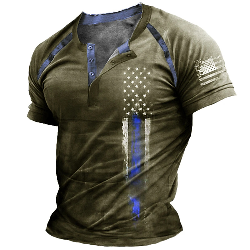 Funny 3D American Flag Print M – Street Fashion For Man Bewertung und Preis