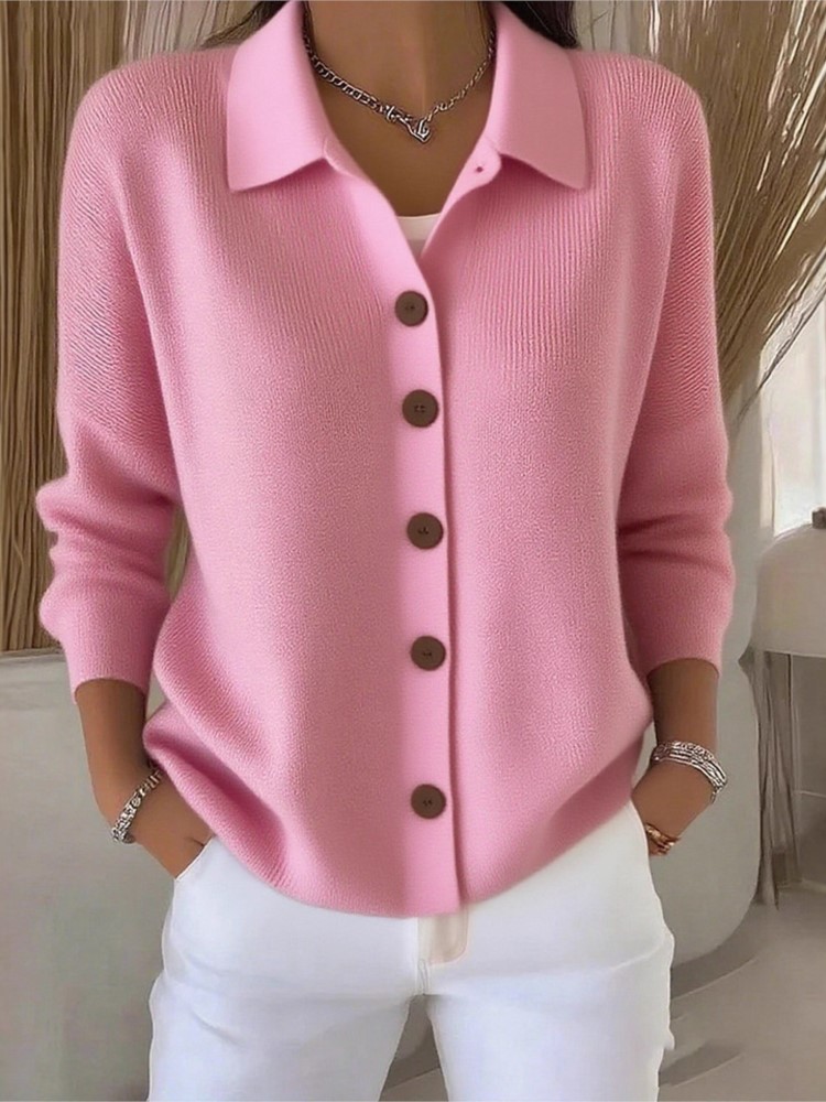 Fashion Knitted Cardigan Butto – Street Fashion China Girl Bewertung und Preis