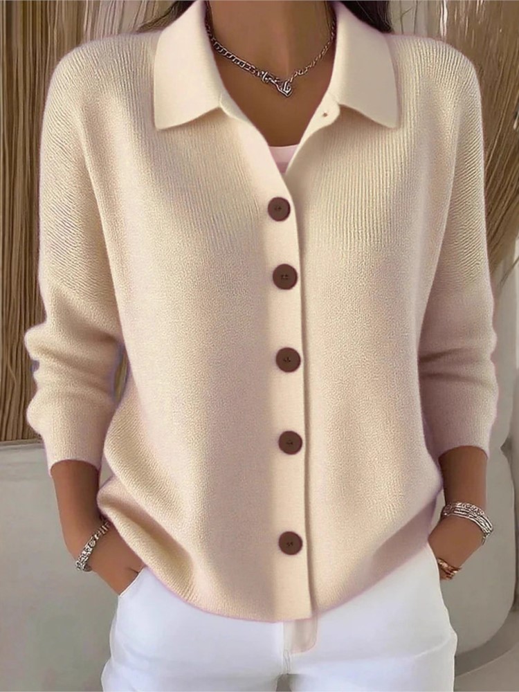 Fashion Knitted Cardigan Butto – Street Fashion China Girl Bewertung und Preis