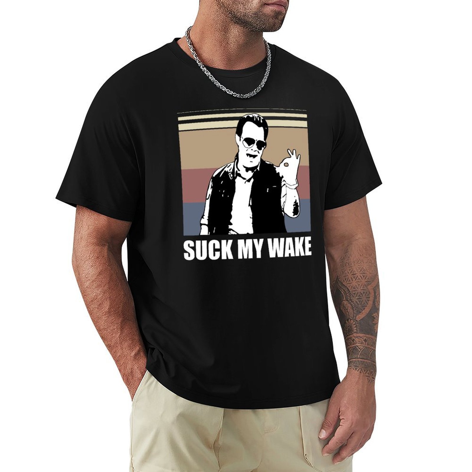 Artwesome Suck My Wake Retro Q – Street Fashion Quotes Bewertung und Preis
