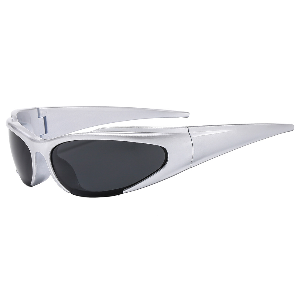 Y2K Cyber Futuristic Sunglasse – Street Fashion Runway Bewertung und Preis