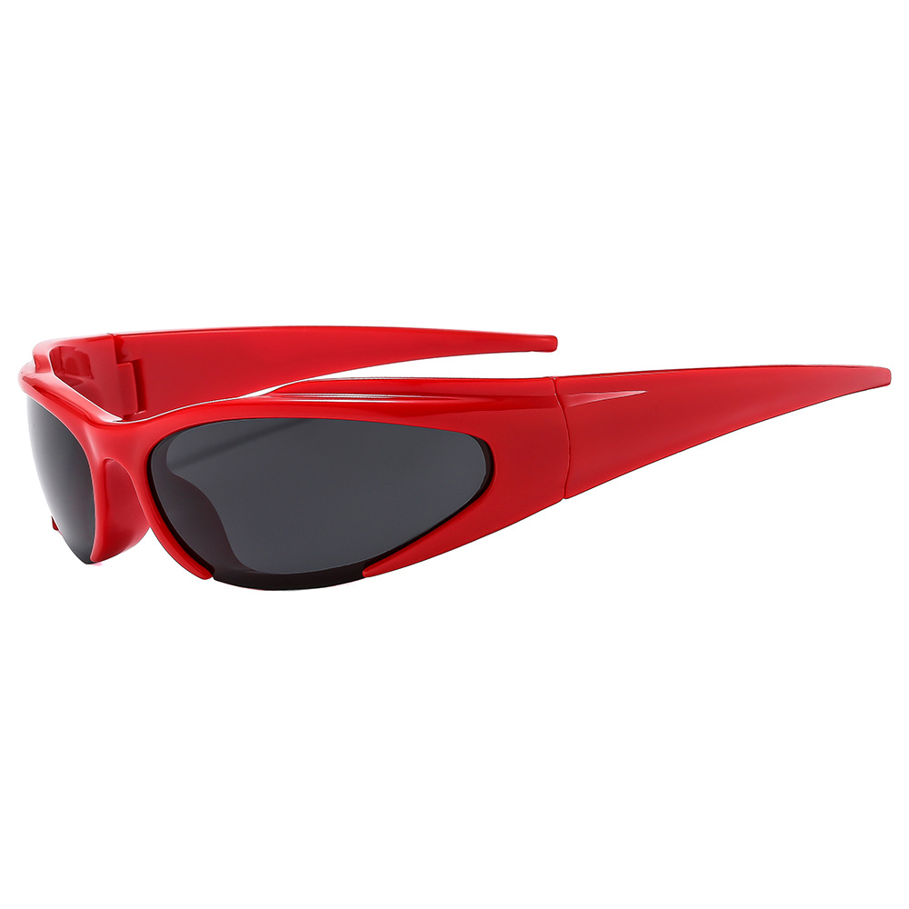 Y2K Cyber Futuristic Sunglasse – Street Fashion Runway Bewertung und Preis