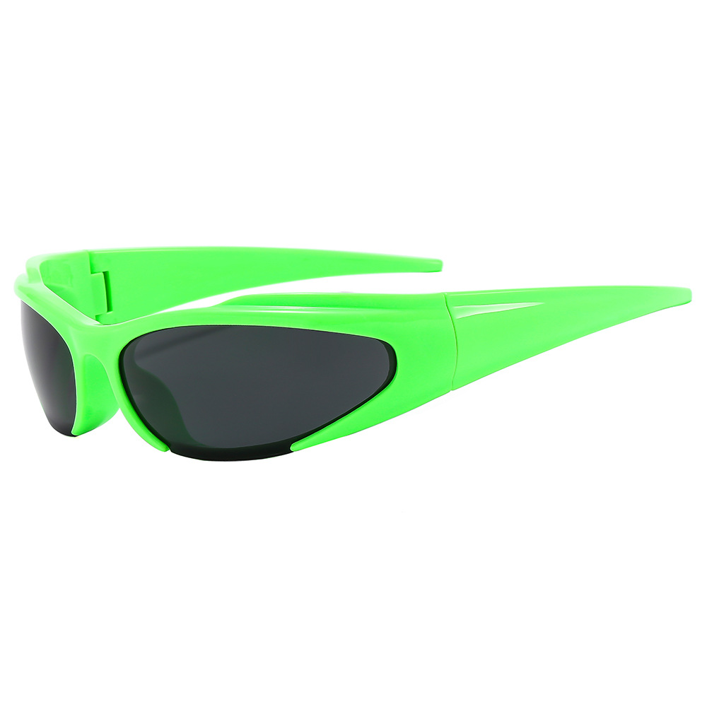 Y2K Cyber Futuristic Sunglasse – Street Fashion Runway Bewertung und Preis