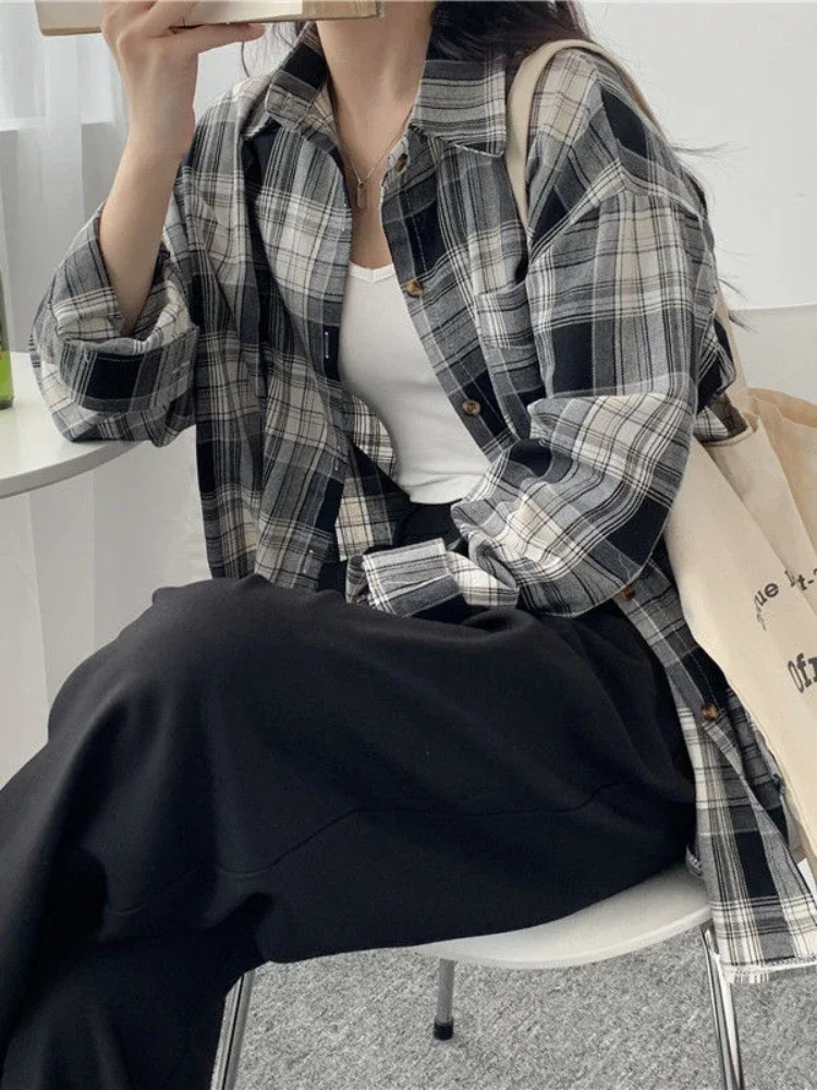 Casual Long Sleeves Autumn Blo – Korean Street Fashion Female Bewertung und Preis