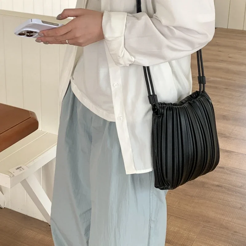 Summer New Women Pleated Messe – Street Fashion Korean Bewertung und Preis