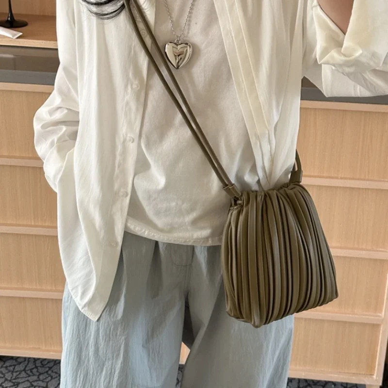 Summer New Women Pleated Messe – Street Fashion Korean Bewertung und Preis