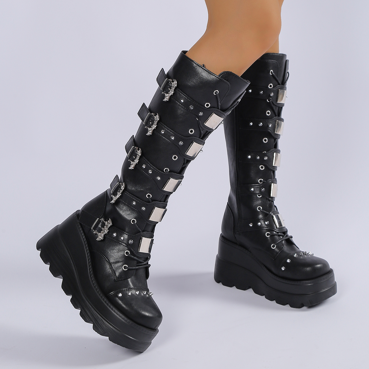 New Ladies Goth Platform Boots – Street Fashion Lady Bewertung und Preis