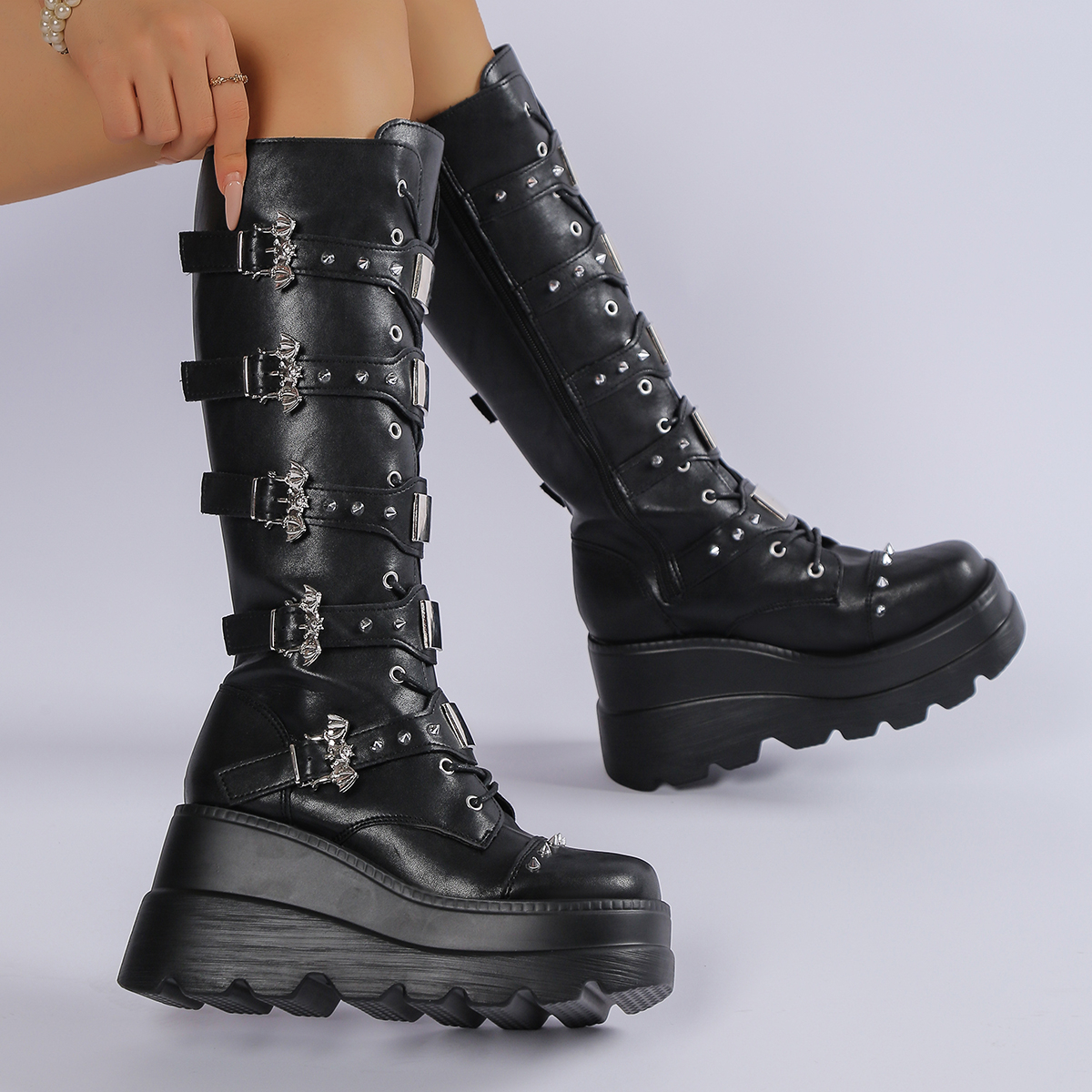 New Ladies Goth Platform Boots – Street Fashion Lady Bewertung und Preis
