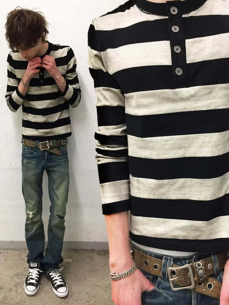 Y2k retro fashion street punk  – Street Fashion For Man Bewertung und Preis