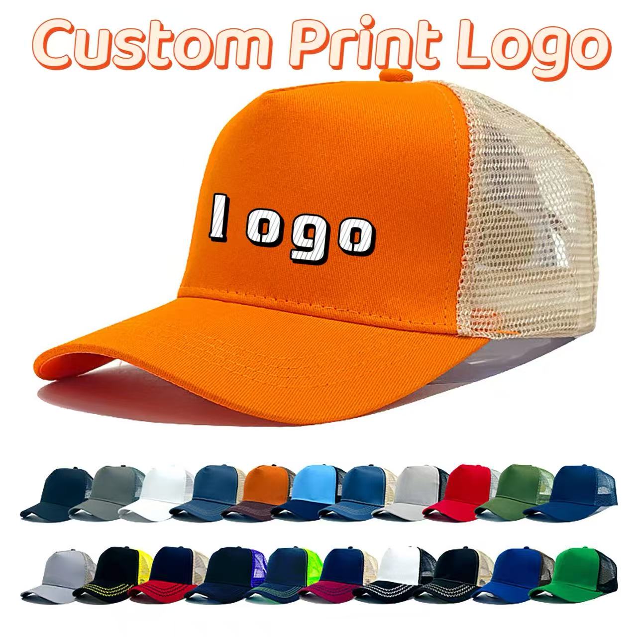 Customized Printed Logo Solid  – Baseball Cap Fitted Bewertung und Preis