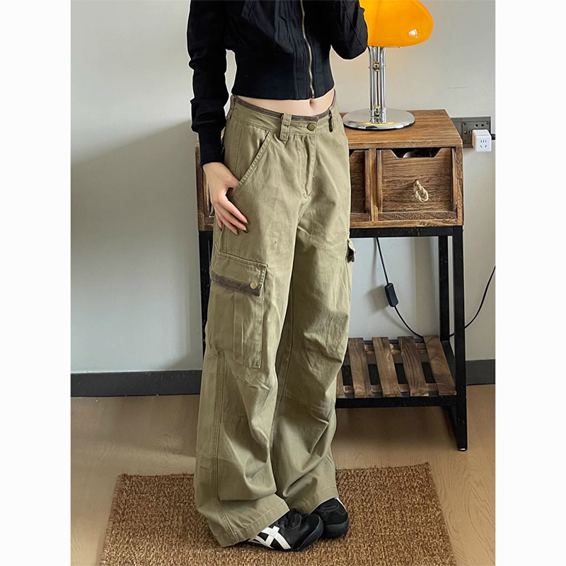 New Baggy Khaki Cargo Pants Wo – Japanese Street Fashion Female Bewertung und Preis
