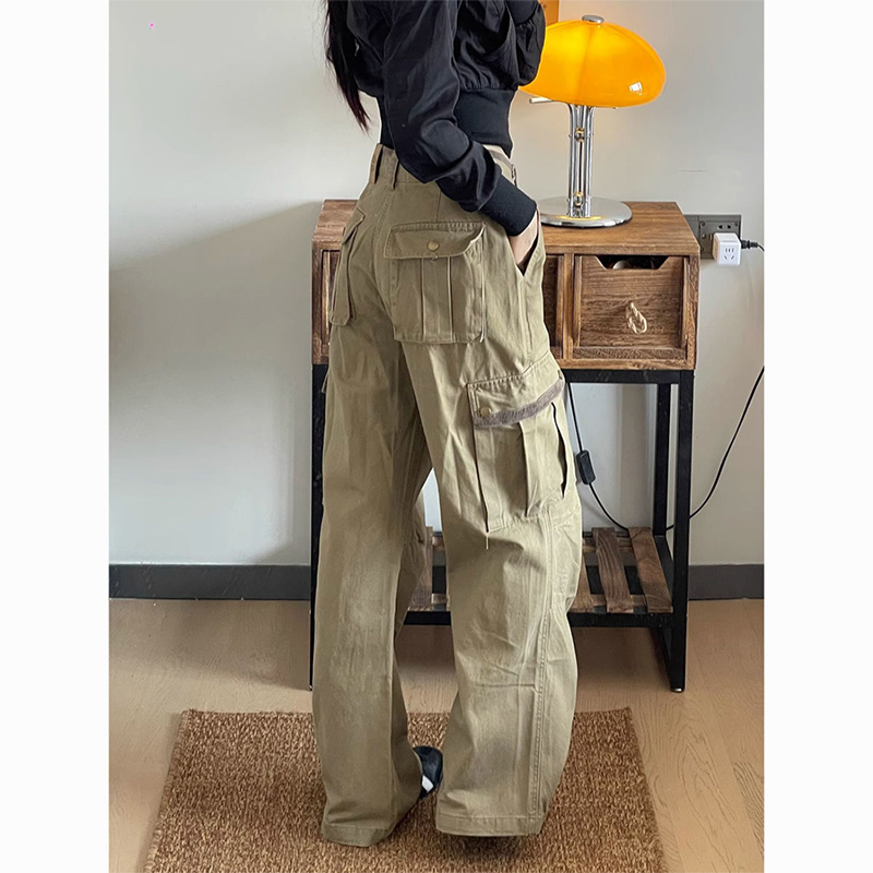 New Baggy Khaki Cargo Pants Wo – Japanese Street Fashion Female Bewertung und Preis
