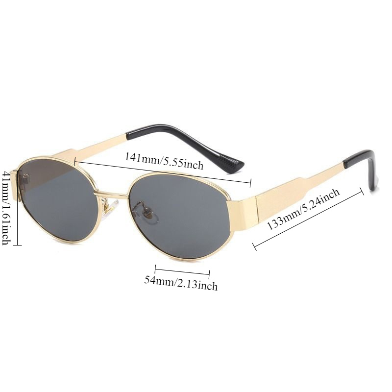 Sunglasses Fashion Oval Sungla – Street Fashion Korean Bewertung und Preis