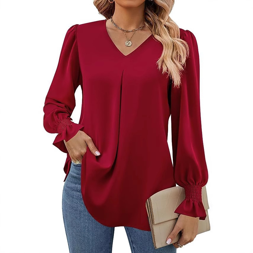 Women's Long Sleeve Shirt Spri – Street Fashion China Girl Bewertung und Preis