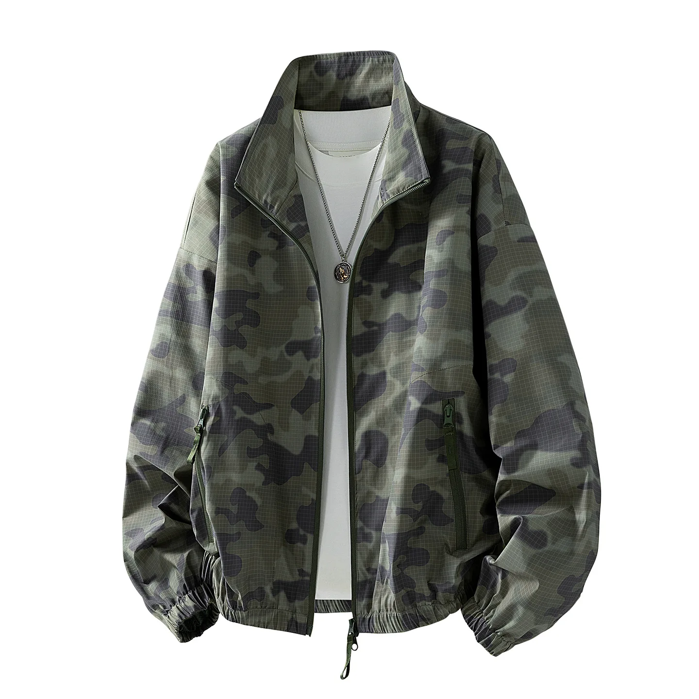 Casual Camouflage Solid Color  – Street Fashion Hong Kong Bewertung und Preis