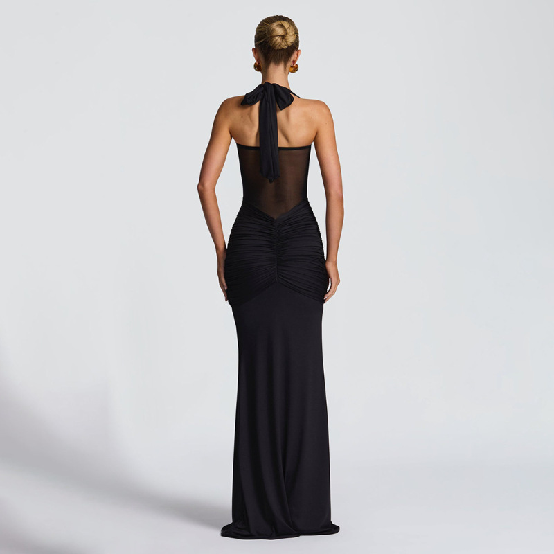 Elegant Halter Neck Prom Gown  – Street Fashion Runway Bewertung und Preis