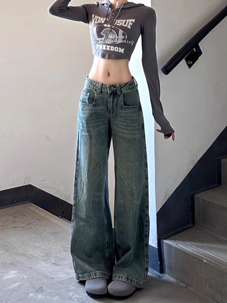 Brown Jeans Harajuku Y2K Kawai – Japanese Street Fashion Female Bewertung und Preis