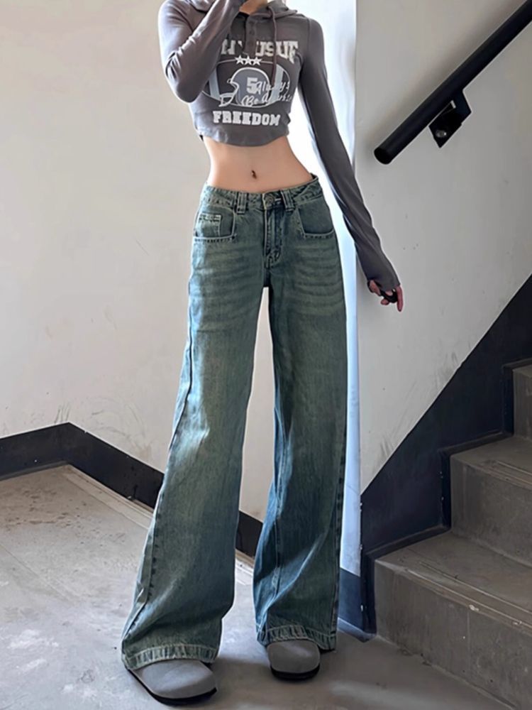 Brown Jeans Harajuku Y2K Kawai – Japanese Street Fashion Female Bewertung und Preis
