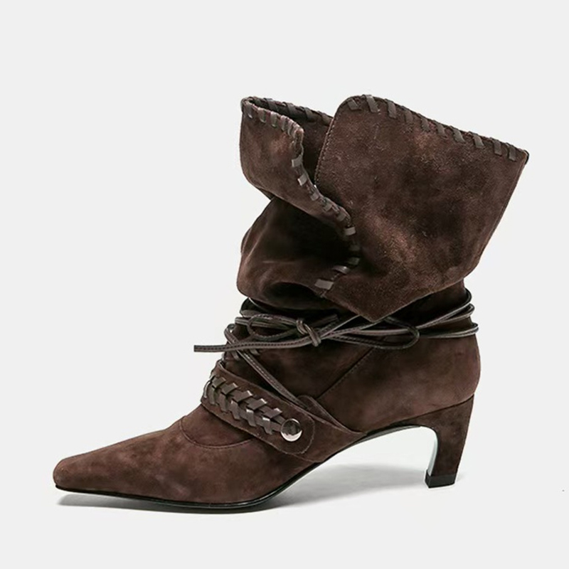 Liyke Autumn Winter Brown Sued – Street Fashion Lady Bewertung und Preis