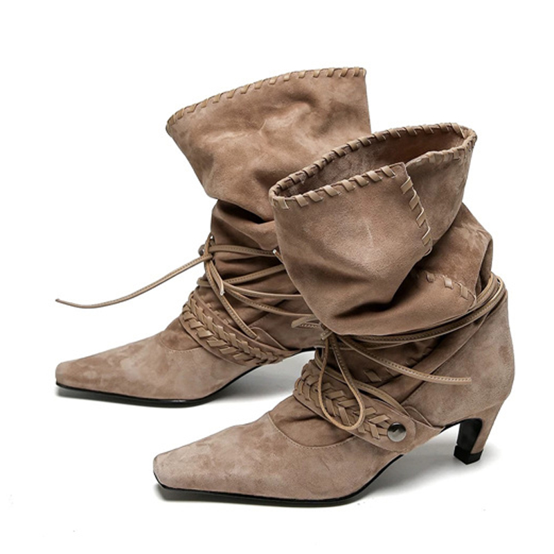 Liyke Autumn Winter Brown Sued – Street Fashion Lady Bewertung und Preis